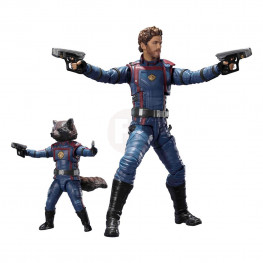 Guardians of the Galaxy 3 S.H. Figuarts akčná figúrkas Star Lord & Rocket Raccoon 6-15 cm